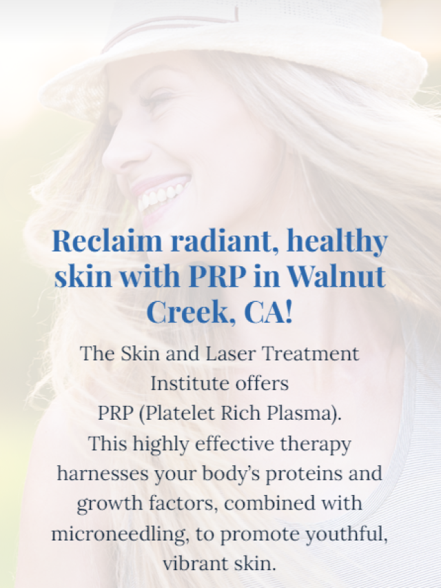 Reclaim radiant, healthy skin with PRP